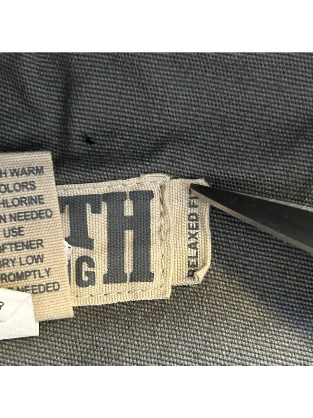 Duluth Trading Pants Mens 34x29 Gray DuluthFlex Fire Hose Relaxed Cargo Stretch - Picture 5 of 11